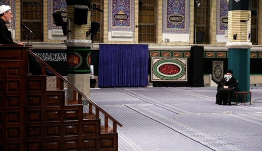 مراسم شب شهادت حضرت زهرا (س) در حسینیه امام خمینی برگزار شد
