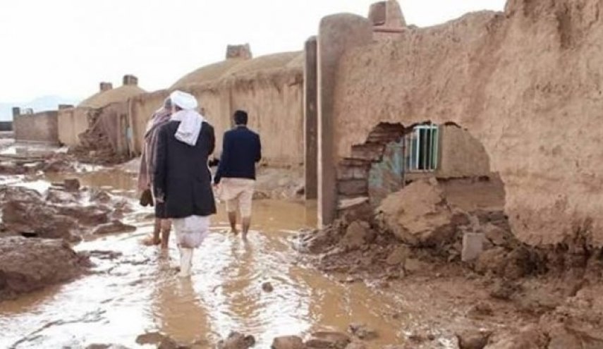 جاری شدن سیل و بهمن در افغانستان جان ۱۱ نفر را گرفت