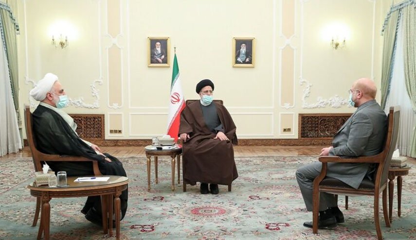 نشست مشترک سران قوا به میزبانی رییس جمهور برگزار شد