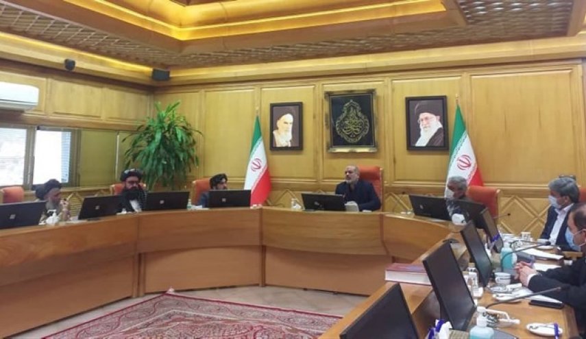 دیدار هیات طالبان با «احمد وحیدی» و «علی‌اکبر ولایتی»

