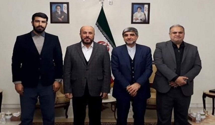 بررسی تحولات فلسطین در دیدار نماینده حماس با سفیر ایران در بیروت 