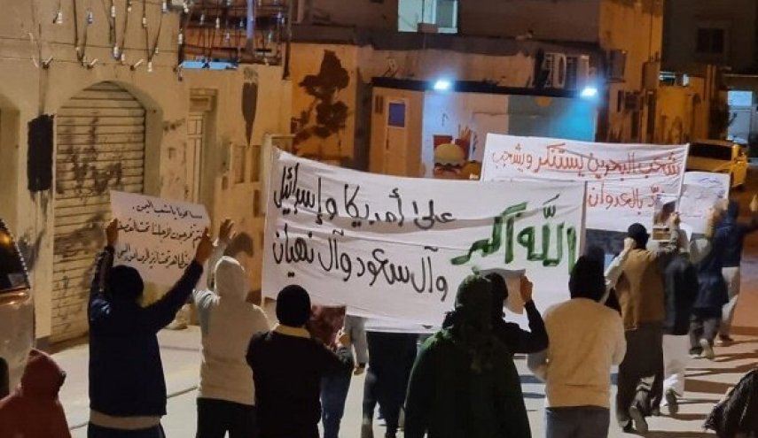 مردم بحرین خواستار توقف تجاوز علیه یمن شدند