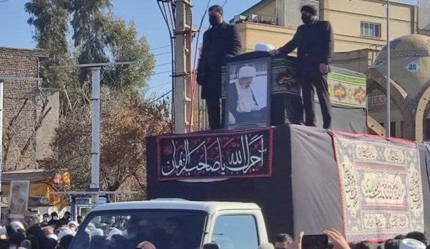  پیکر آیت‌الله صافی‌گلپایگانی در قم تشییع شد