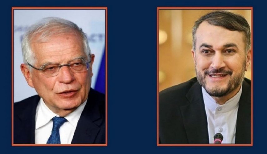 رایزنی تلفنی جوزف بورل و امیر عبداللهیان در خصوص روند مذاکرات وین