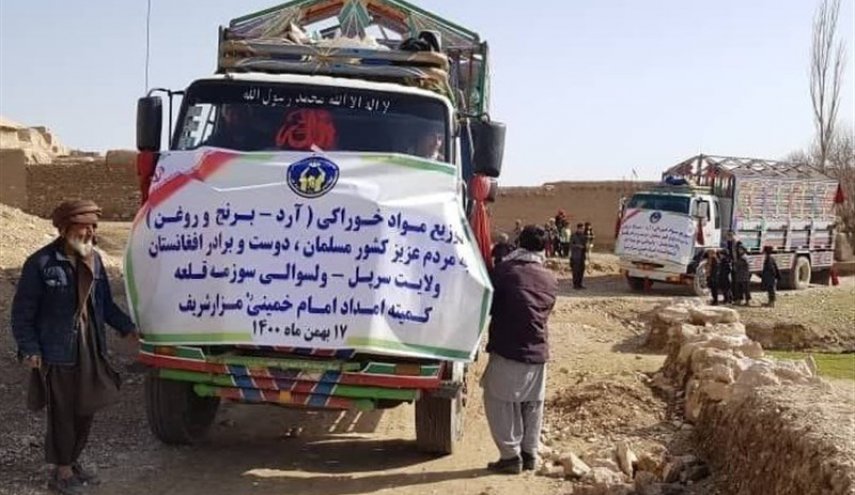 ادامه کمک‌های بشردوستانه ایران به مناطق شمالی در افغانستان
