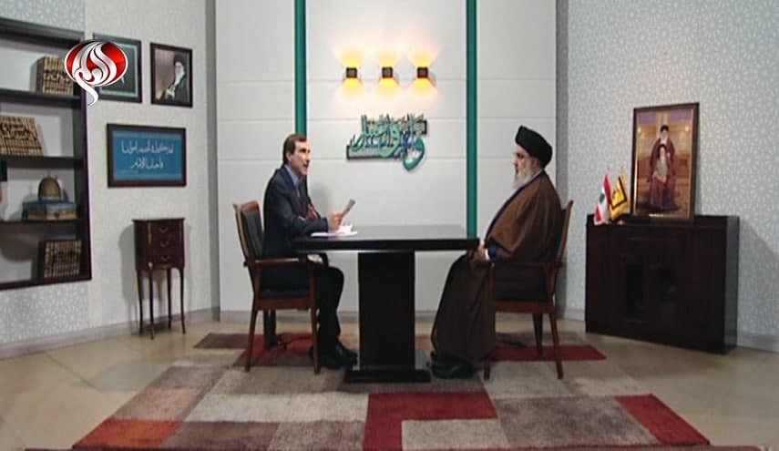 سیدحسن نصرالله در گفتگو با العالم: جمهوری اسلامی ایران الگوی استقلال و آزادی در سراسر جهان است/ ایران قدرت منطقه ای/ امریکا توانایی متوقف کردن برنامه هسته ای مسالمت آمیز ایران را ندارد/ هراس صهیونیست ها از ایران/ فعال شدن سامانه های پدافند هوایی حزب الله و وحشت اسرائیلی ها/ از جنگ نمی هراسیم و در مقابل تهدیدها تسلیم نمی شویم
