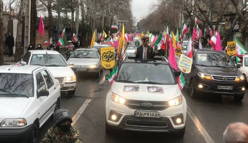 تصاویر راهپیمایی ۲۲ بهمن در تهران 