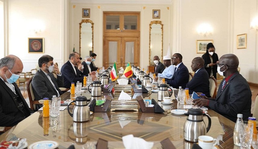أميرعبداللهيان يتسقبل في طهران وزير خارجية جمهورية مالي