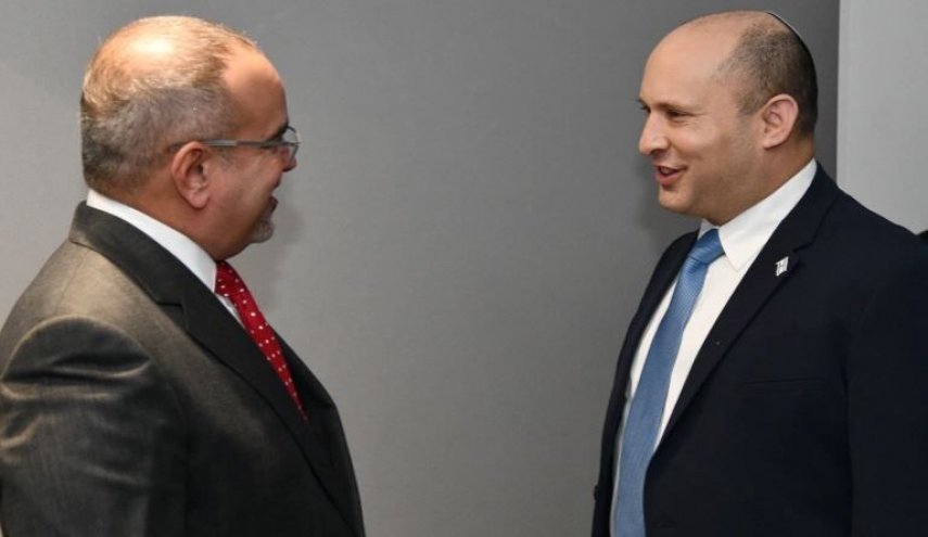 دیدار نفتالی بنت با مسئولان سازشکار بحرین