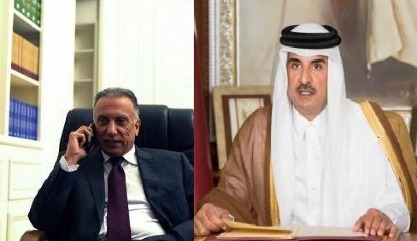 اتصال هاتفي بين الكاظمي وأمير قطر...هذا ما أكده الجانبان