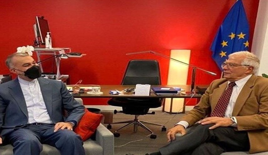 دیدار امیرعبداللهیان با مسئول سیاست خارجی اتحادیه اروپا در مونیخ 