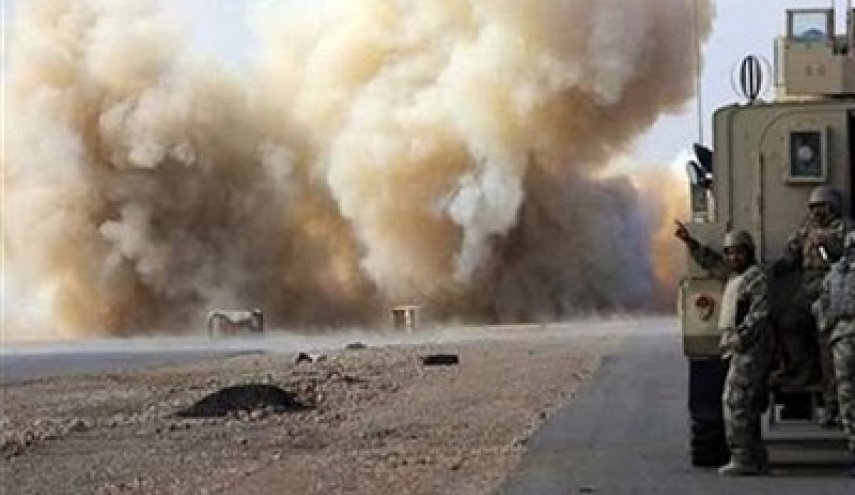 انفجار در مسیر کاروان ائتلاف آمریکایی در عراق