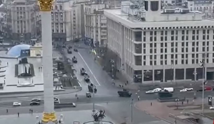 اعلان حظر التجول الليلي في العاصمة الأوكرانية