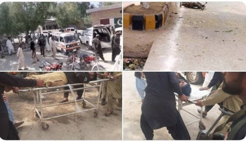 ۲۲ کشته و زخمی بر اثر انفجار در پاکستان