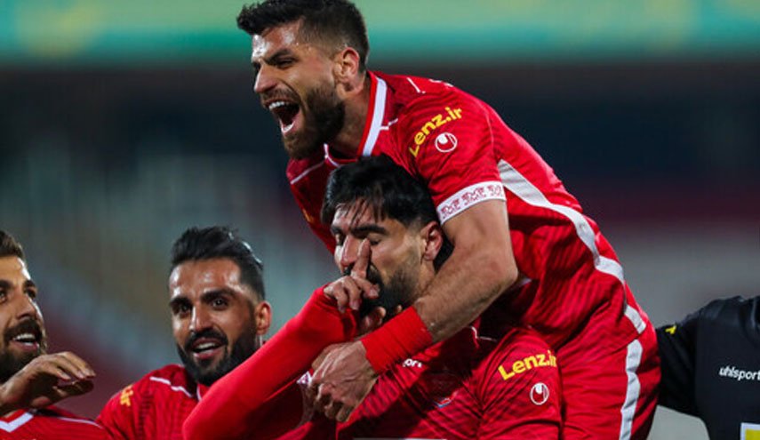 برتری 2 ـ 1 پرسپولیس برابر نفت مسجدسلیمان 