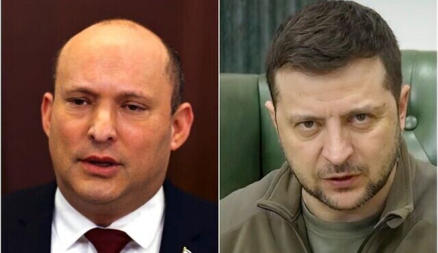زلنسکی در مورد بحران اوکراین با بنت تلفنی گفت وگو کرد