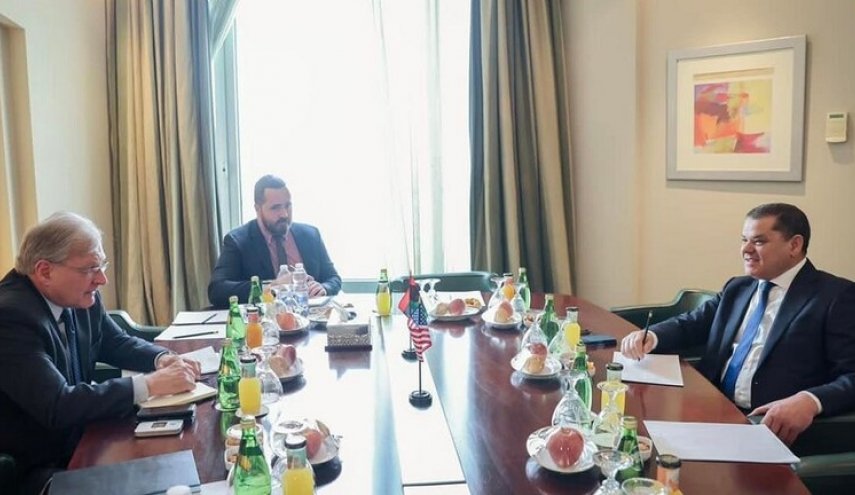 ليبيا.. الدبيبة للسفير الأمريكي: حريصون على إجراء الانتخابات 