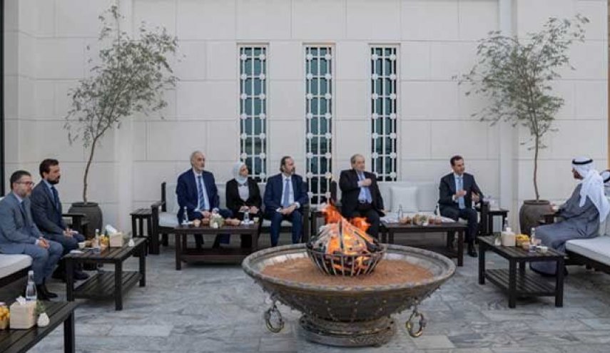 بن زاید در دیدار با بشار اسد: سوریه رکن اساسی از ارکان امنیت جهان عرب است