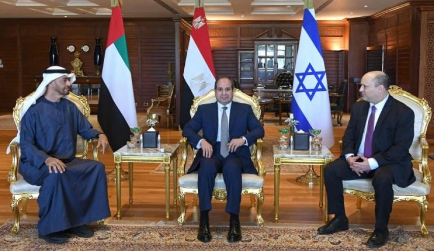 لقاء ثلاثي بين السيسي ومحمد بن زايد وبينيت