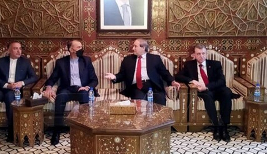 امیرعبداللهیان: ما و سوریه در یک سنگر هستیم/ المقداد: هماهنگی‌ها میان ما در دو سطح منطقه‌ای و بین‌المللی ادامه دارد