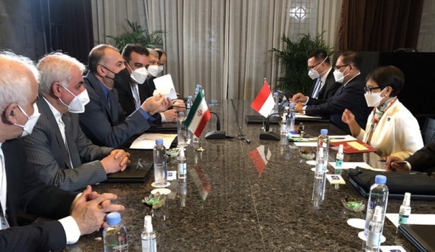 گفت‌وگوی امیرعبداللهیان با همتای اندونزیایی اش در چین