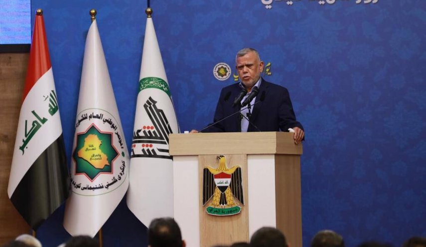 العامری: اکثریت پارلمانی عراق باید به دست چارچوب هماهنگی و جریان صدر تشکیل شود