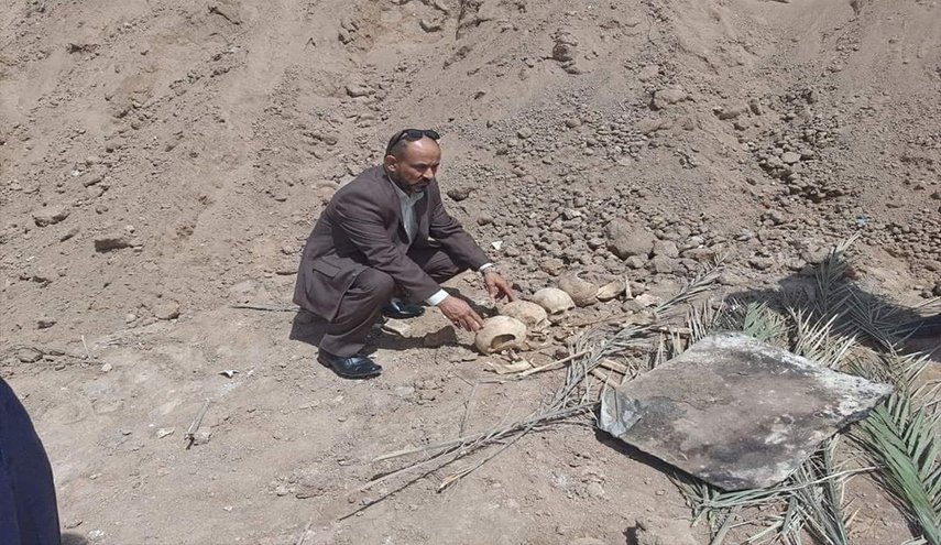 بالصور.. مؤسسة الشهداء بالنجف الاشرف تعلن اكتشاف مقبرة جماعية