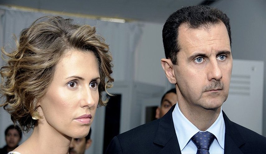 الرئيس الأسد والسيدة الأولى يزوران كنيسة سيدة دمشق 