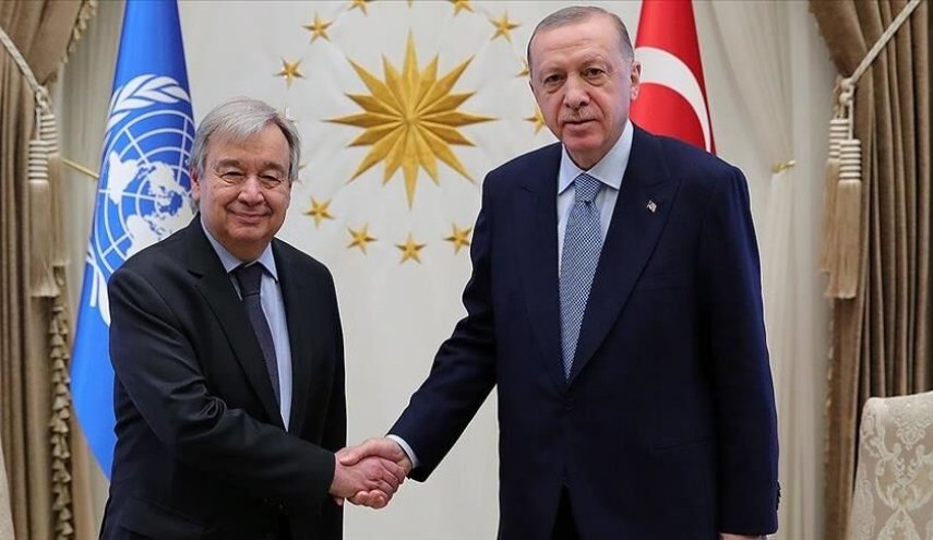 ملاقات گوترش با اردوغان / روسیه مقصد بعدی دبیرکل
