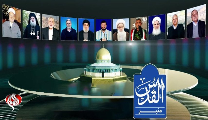 منبر قدس | نصرالله: عهد ما با شهدا و در راس آنها فرمانده بزرگ حاج قاسم سلیمانی است/ نخاله: ملت فلسطین قدس را رها نمی کند/ هنیه: گزینه ملت فلسطین، گزینه مقاومت است/ حوثی: هر تهدیدی علیه قدس به معنای یک جنگ منطقه ای است/ العامری: مقاومت عراق آماده نبرد برای آزادی فلسطین هستند
