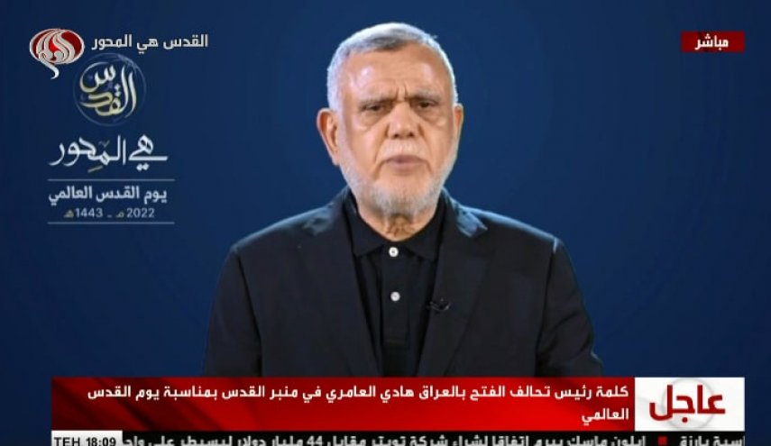 هادی العامری: گروه های مقاومت عراق آماده نبرد برای آزادی فلسطین هستند