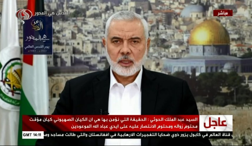 اسماعیل هنیه: انتخاب ملت فلسطین، گزینه مقاومت است