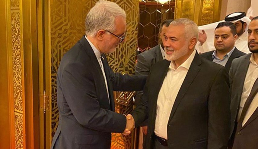 برگزاری گرامیداشت روز قدس از سوی سفارت ایران در دوحه با حضور اسماعیل هنیه