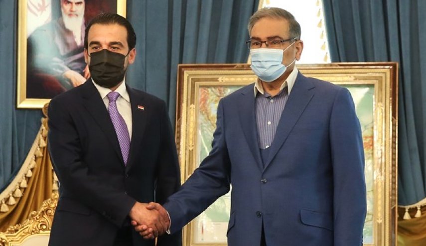 دیدار الحلبوسی با علی شمخانی