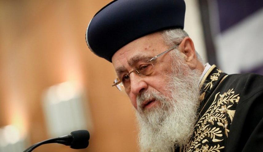 خاخام ارشد خطاب به صهیونیست‌ها: مسلح شوید