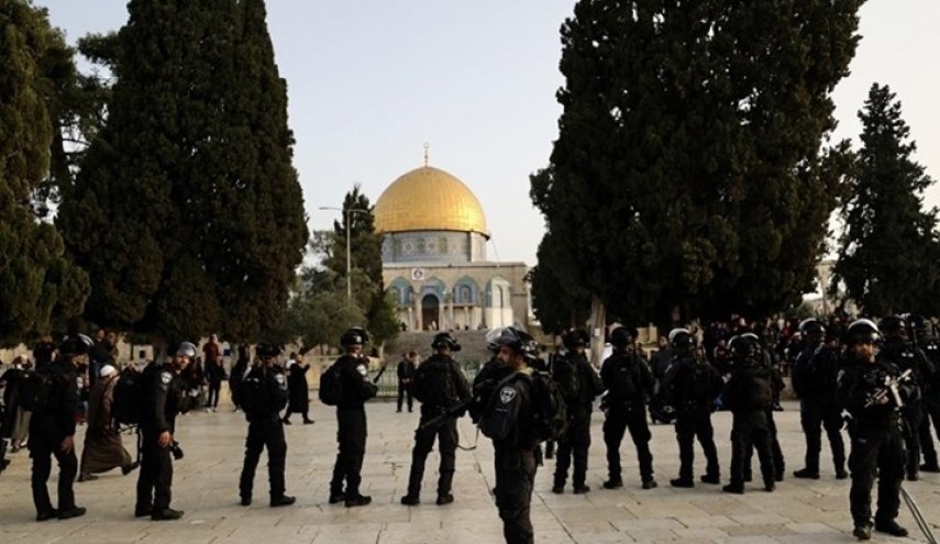 آماده‌باش پلیس رژیم صهیونیستی در قدس اشغالی در آستانه سالروز نکبت
