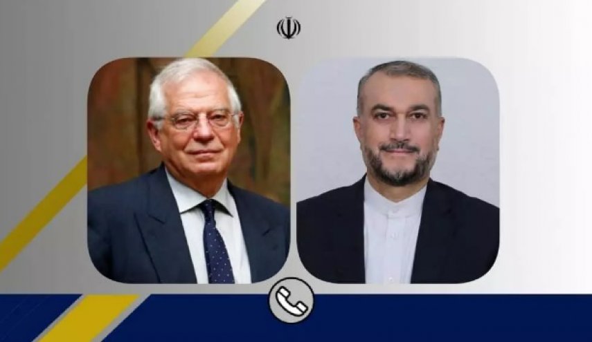 گفتگوی تلفنی مسئول سیاست خارجی اتحادیه اروپا با دکتر امیرعبداللهیان