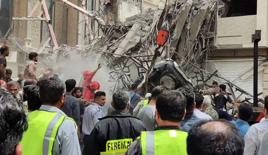 افزایش شمار جانباختگان ریزش متروپل آبادان به 11 تن