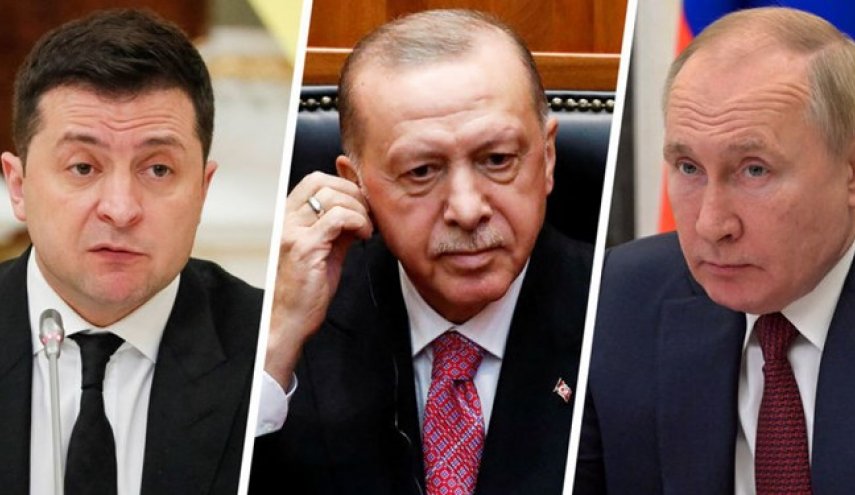 گفتگوی اردوغان با پوتین و زلنسکی درباره جنگ اوکراین
