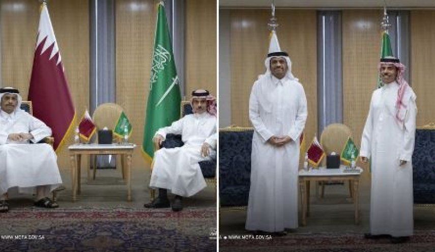 وزير الخارجية القطري يلتقي بنظيريه السعودي والروسي