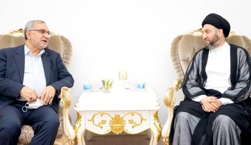رایزنی «سید عمار الحکیم» و وزیر بهداشت ایران در نجف اشرف