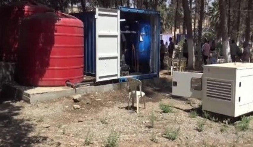 وضع 4 محطات تحلية مياه أنجزتها شركة ايرانية في الحسكة