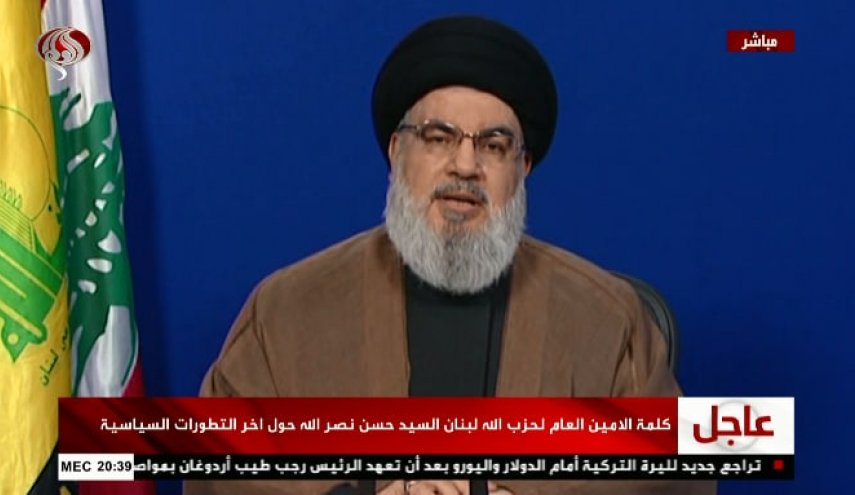 سیدحسن نصرالله: حضور کشتی‌های اشغالگران در منطقه مورد مناقشه تجاوز به لبنان است/ مقاومت در برابر غارت منابع سکوت نمی کند