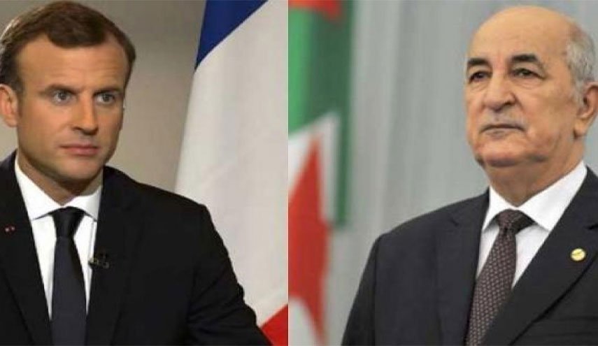 تبون يجري اتصالا هاتفيا مع ماكرون