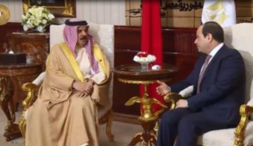 دیدار شاه بحرین با السیسی در شرم‌الشیخ