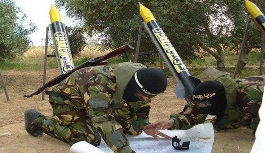  آغاز رزمایش گروهان های قدس در غزه