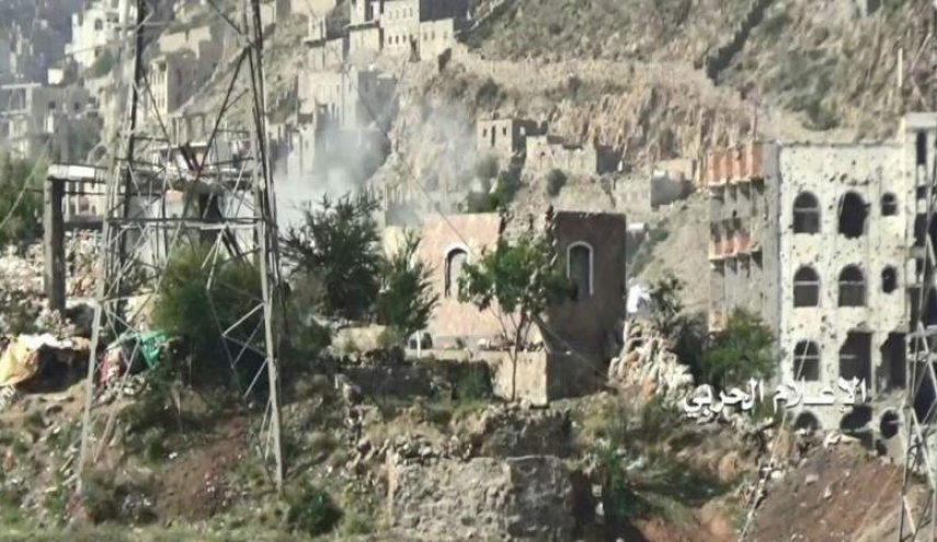 حمله توپخانه‌ای مزدوران سعودی در 