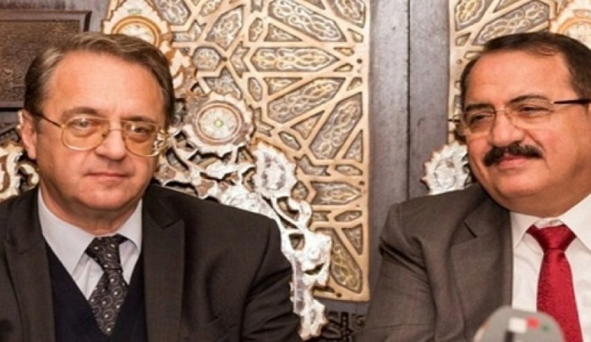 بوغدانوف وحداد يبحثان سبل تعزيز التعاون بين دمشق وموسكو
