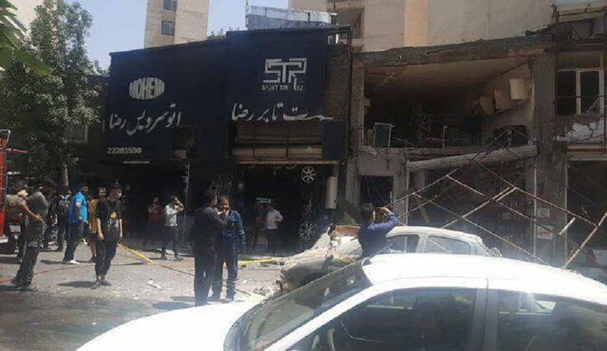 جرحى بانفجار في ورشة للسيارات بشمال العاصمة طهران
