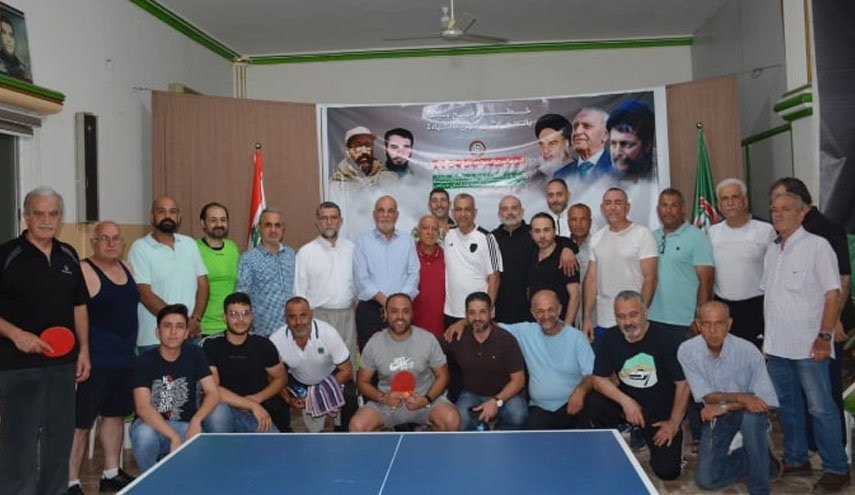 لبنان..حركة أمل تنظم دورة شمران الأولى لكرة الطاولة في صور